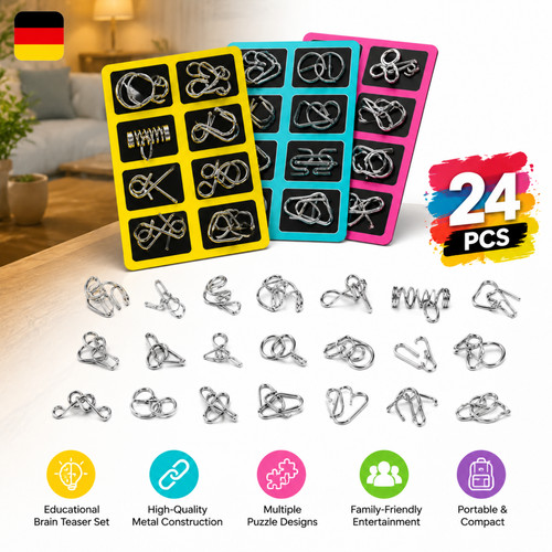 Metall puzzle stück - 24,