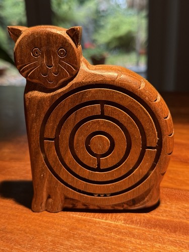 Holz labyrinth geduldspiel - labyrinth,