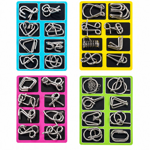 8er set metall geduldsspiele - 8er,