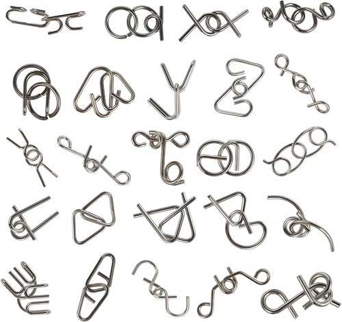 Teiliges metallpuzzle set - 24-teiliges,