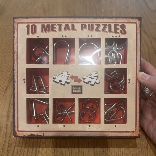 Metal puzzles - 10,