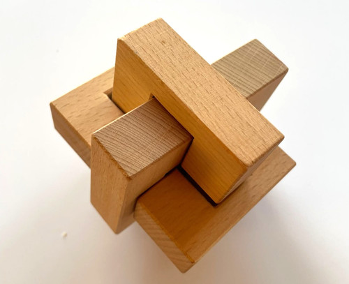 Geduldsspiel aus holz - aus, holz,