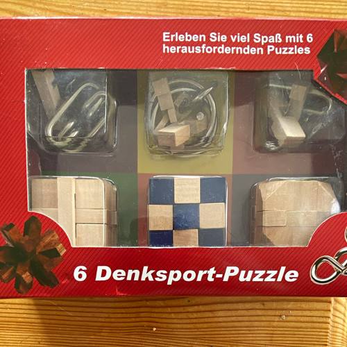 Ronald geduldspiel 6er set - geduldspiel,