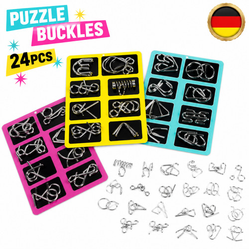 Metall puzzle set - metall, 24