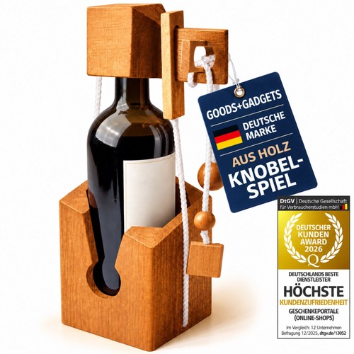 Flaschenpuzzle holz - flaschenpuzzle,