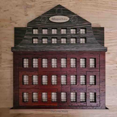 Haus aus holz - aus, puzzle