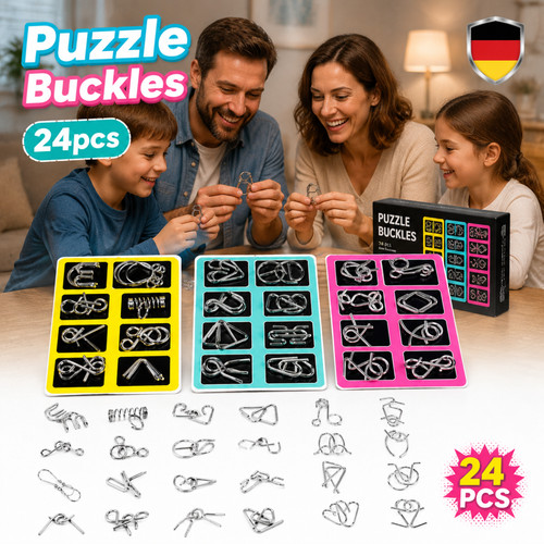 Metall puzzle set stück - puzzle,
